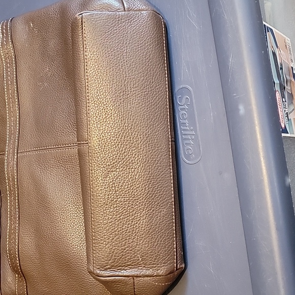 Coach Dark Brown Leather Shoulder Bag - Picture 3 of 7